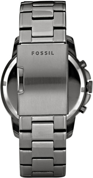 Fossil Grant Plated Stainless Steel Watch - Smoke FS4584