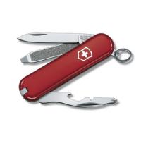 Нож-брелок Victorinox Classic Rally, 58 мм, 9 функций, красный*