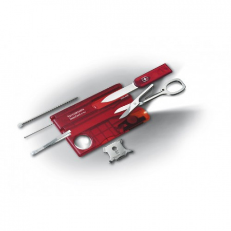 Швейцарская карточка Victorinox SwissCard Lite, красная*